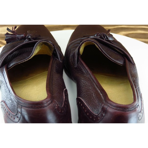 Vito Rufolo Shoes Sz 10 N‎ Almond Toe Purple Loafer Leather Men main image 5